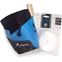 Los mejores  - Psychi - Kit para Escalada en Bloque y Tradicional - con Bolsa y Correa para la Cintura- Bola de magnesio y Cepillo